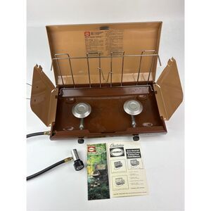 Vintage Century Primus Outdoorsman Dual 2 Burner Propane Camp Stove Model 4500A
